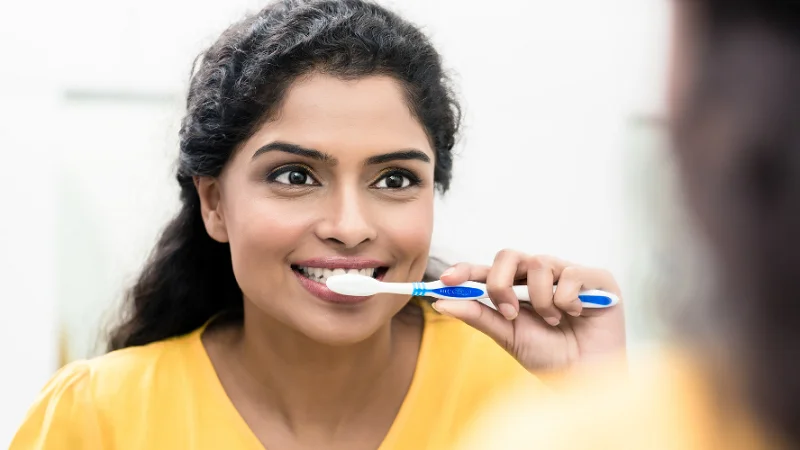 proper brushing for healthy teeth